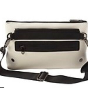 Caraa X Athleta White Black Waist Bag Fanny Pack